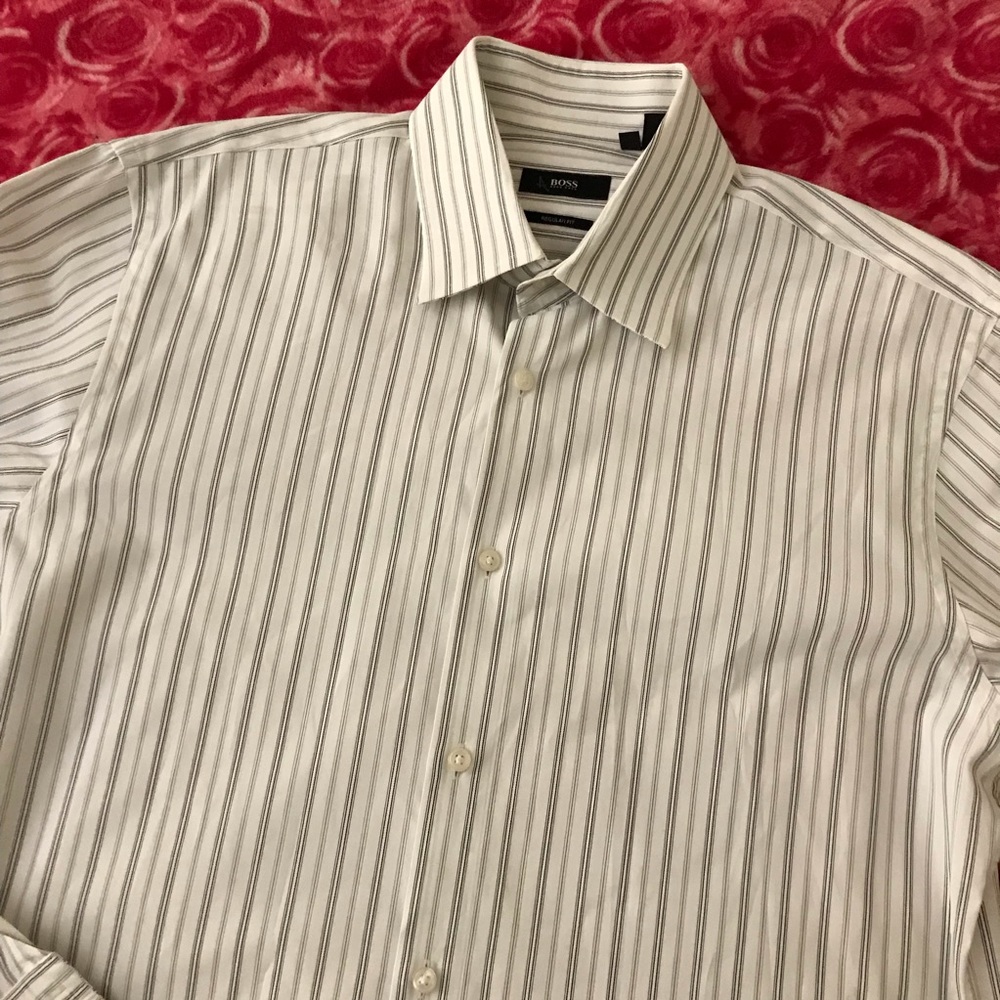 HUGO BOSS dress shirt size 16 34/35